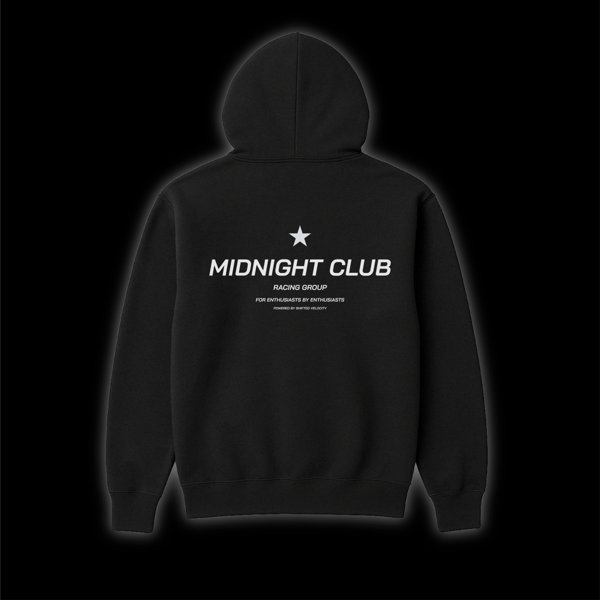 MIDNIGHT CLUB HOODIE – Shifted Velocity